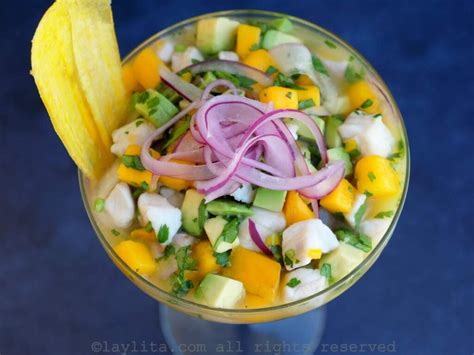 fish juice|Sea Bream Fish Ceviche (with Mango and Avocado).